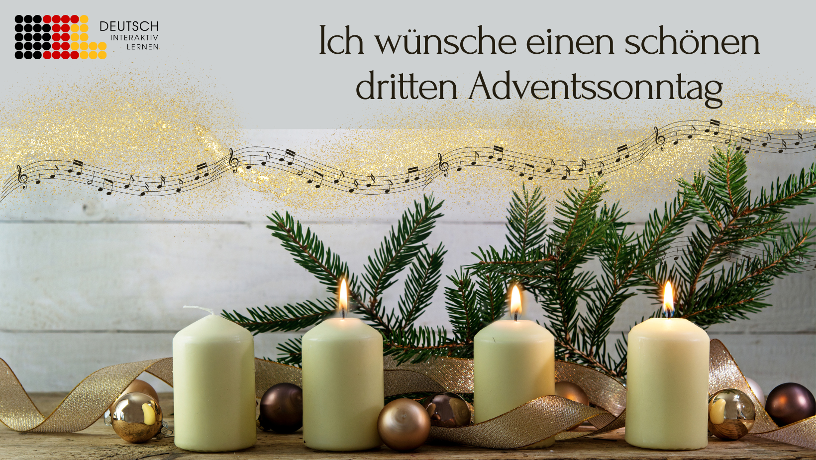 Schönen dritten Adventssonntag!