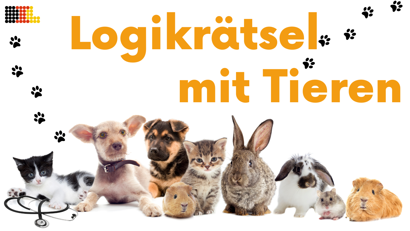 Német logikai fejtörő állatokkal